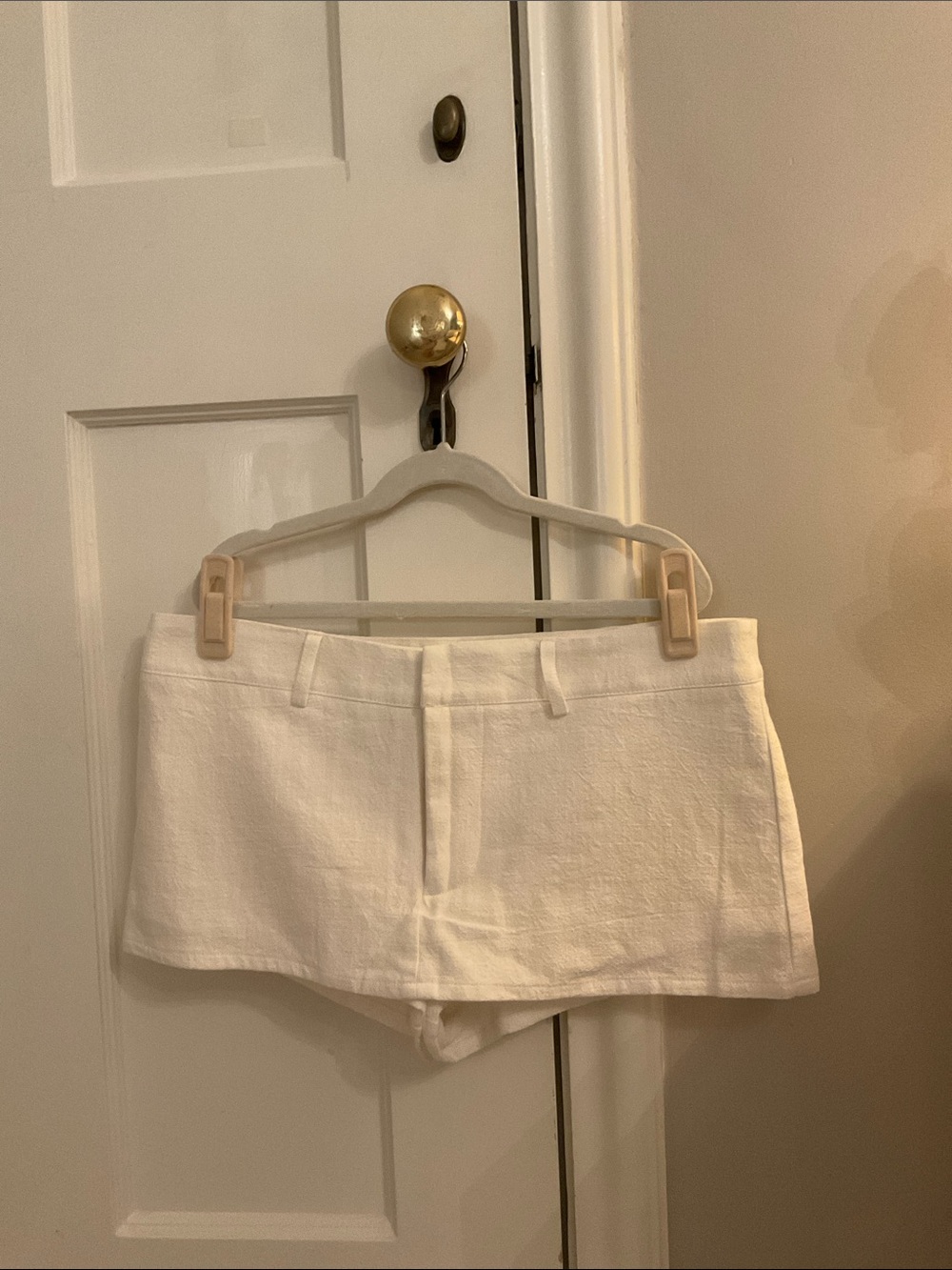 Lioness Cream Mini Skort with Clean Front